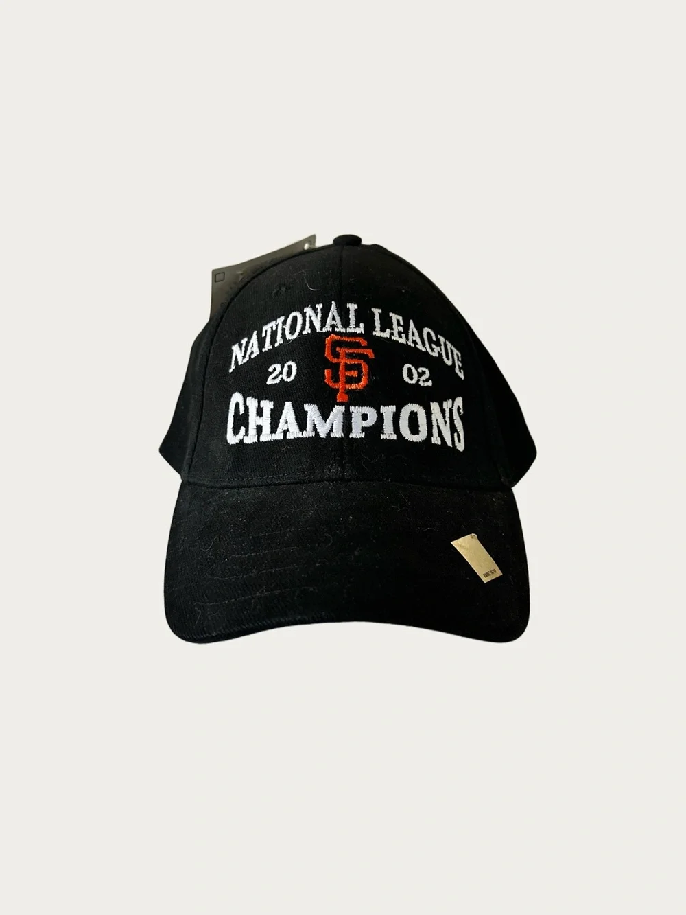 MLB SF National League Champions 2002 Black Baseball Cap